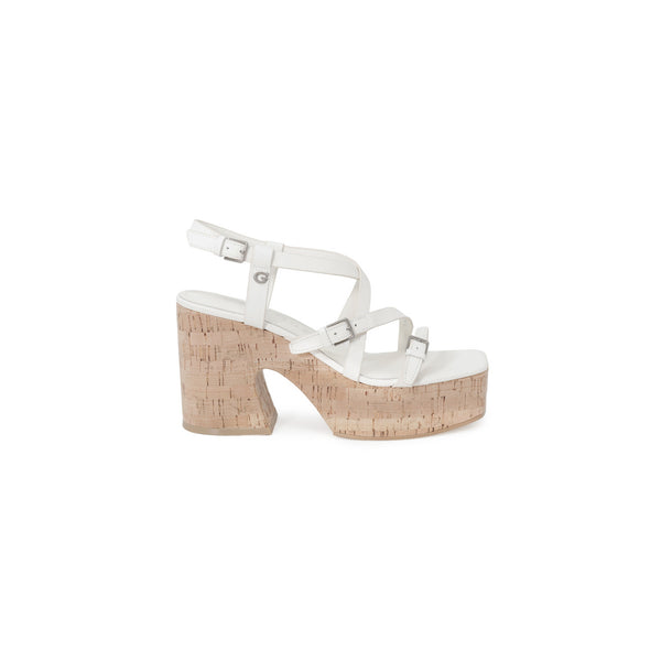 Phatbird Beige Block Heel Sandals
