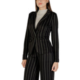 Black Pinstripe Blazer