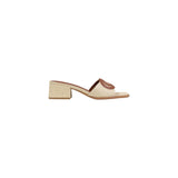 Phatbird Beige Block Heel Sandals