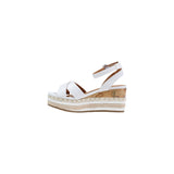 Phatbird White Platform Wedge Sandals
