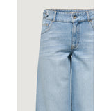 Phatbird Light Blue Wide-Leg Jeans