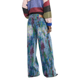 Phatbird Indigo Print Zip-Button Slim Jeans