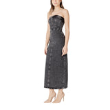 Phatbird Black Sleeveless Cotton Midi Dress