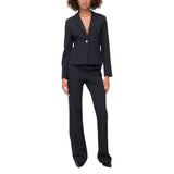 Only Striped V-Neck Blazer