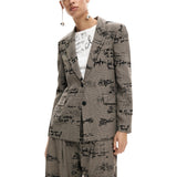 Phatbird  Women Grey Blazer