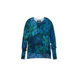 Phatbird Ocean Floral Viscose Long-Sleeve Knit Top