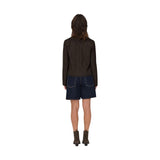 Phatbird Chestnut Faux Suede Tailored Blazer