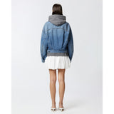 Phatbird Pale Blue Cotton Tailored Blazer