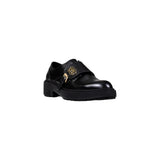 Phatbird Black Faux Leather Lace-Up Shoes