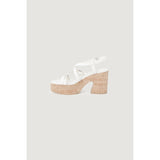 Phatbird Beige Block Heel Sandals