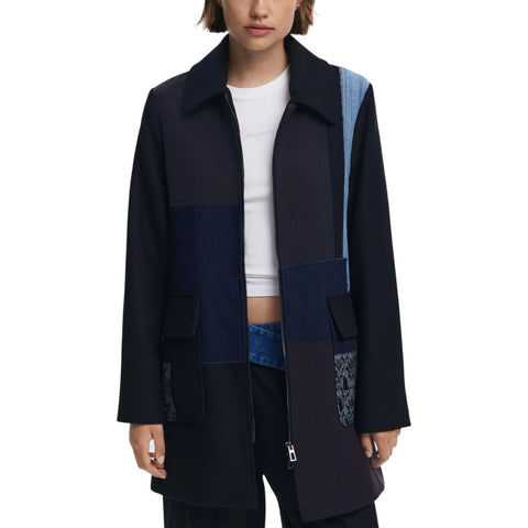 Black Desigual Wool Blend Blazer