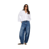 Phatbird Classic Blue Organic Cotton Barrel Jeans
