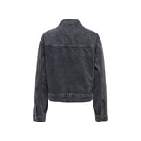 Phatbird Classic Black Cotton Button Blazer