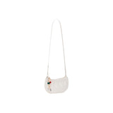Phatbird Beige Zip-Top Compact Crossbody Bag