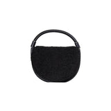 Black Shearling Bag