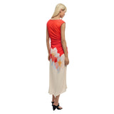 Phatbird Coral Sleeveless midi Dress