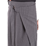 Phatbird Grey Belted Midi Skirt