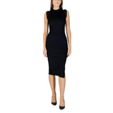Morgan De Toi Ribbed Bodycon Midi Dress