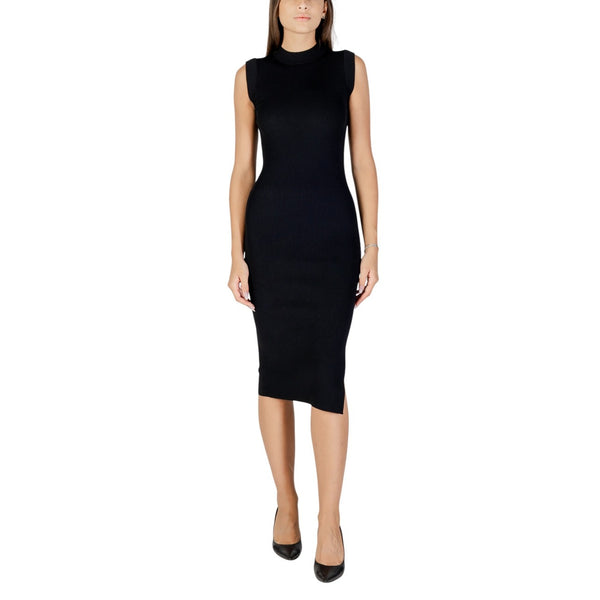 Morgan De Toi Ribbed Bodycon Midi Dress