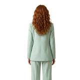 Phatbird Emerald Green Low-Cut V-Neck Blazer