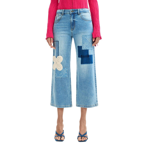 Phatbird Light Wash Zip-Button Cotton Straight Jeans