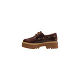 Phatbird Bordeaux Leather Lace-Up Boots