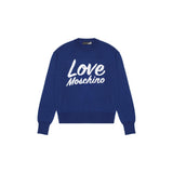 Love Moschino Script Logo Crewneck Knitwear