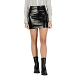 Phatbird Black Side-Zip Midi Skirt