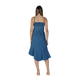 Phatbird Cerulean Strap V-Neck Cotton-Blend Sundress