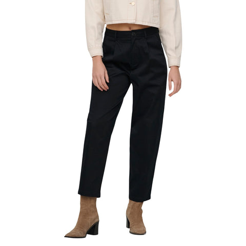 Phatbird Black Linen Trousers