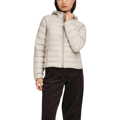 Lightweight Beige Puffer Jacket