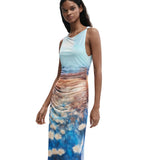 Phatbird Coloured Floral  Women Dress