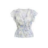 Phatbird Elegant Flutter Blouse