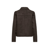 Phatbird Chestnut Faux Suede Tailored Blazer